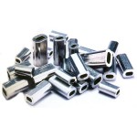 Mini grapas  en aluminio largura 10mm