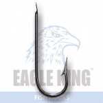 Straight eyeless stainless steel hook with long shank
